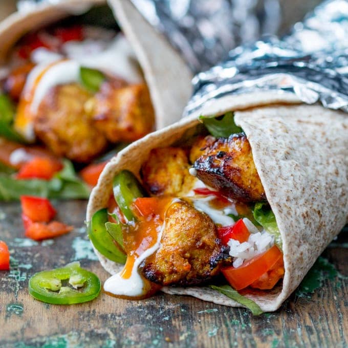 2. Chicken Tikka Roll