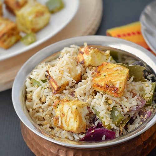 4. Paneer Tikka over Rice